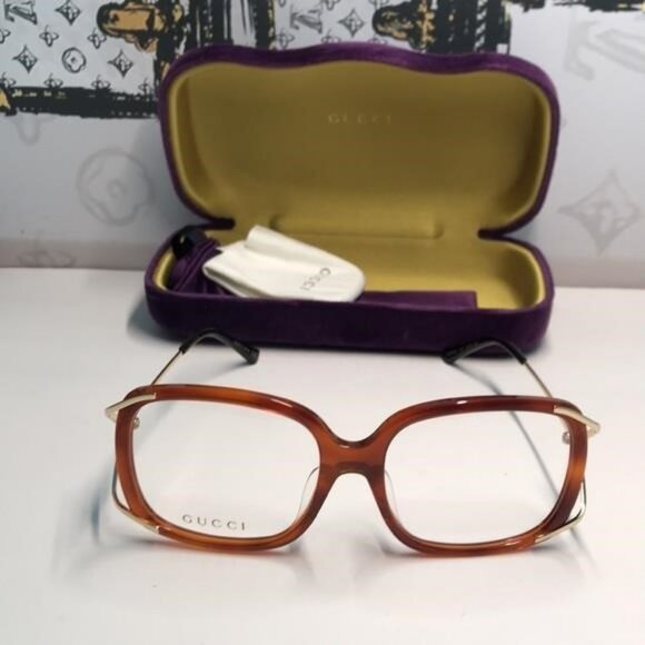 New Authentic Gucci GG0648OA 003 Eyeglasses - Picture 8 of 13